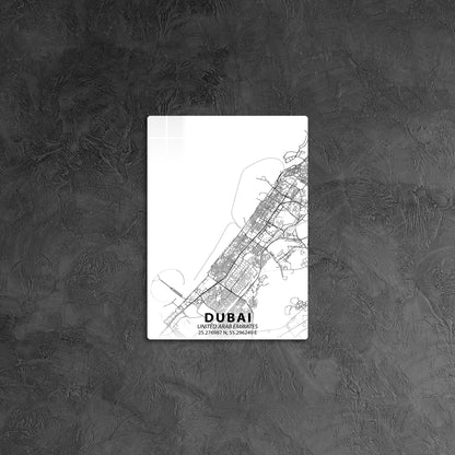 Dubai Minimalist Map