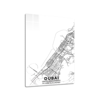 Dubai Minimalist Map
