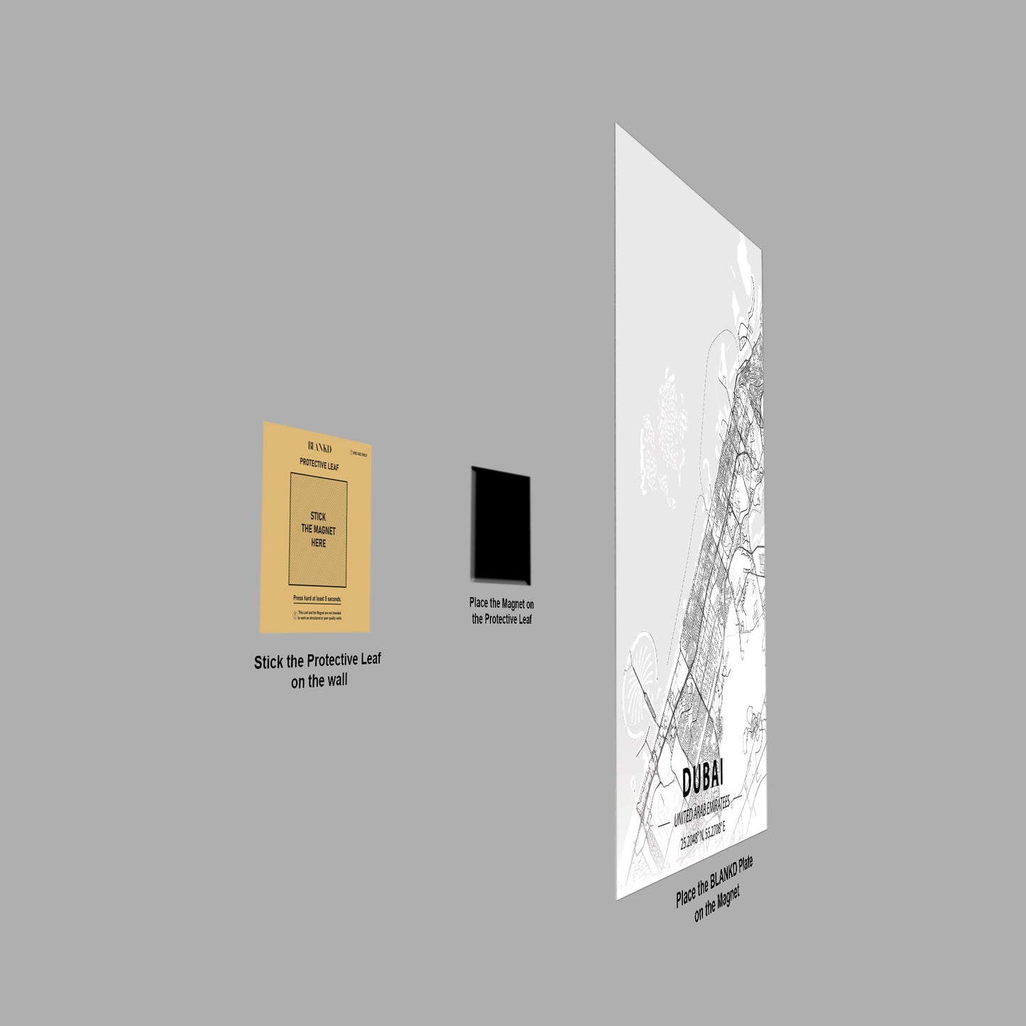 Dubai Minimalist Map