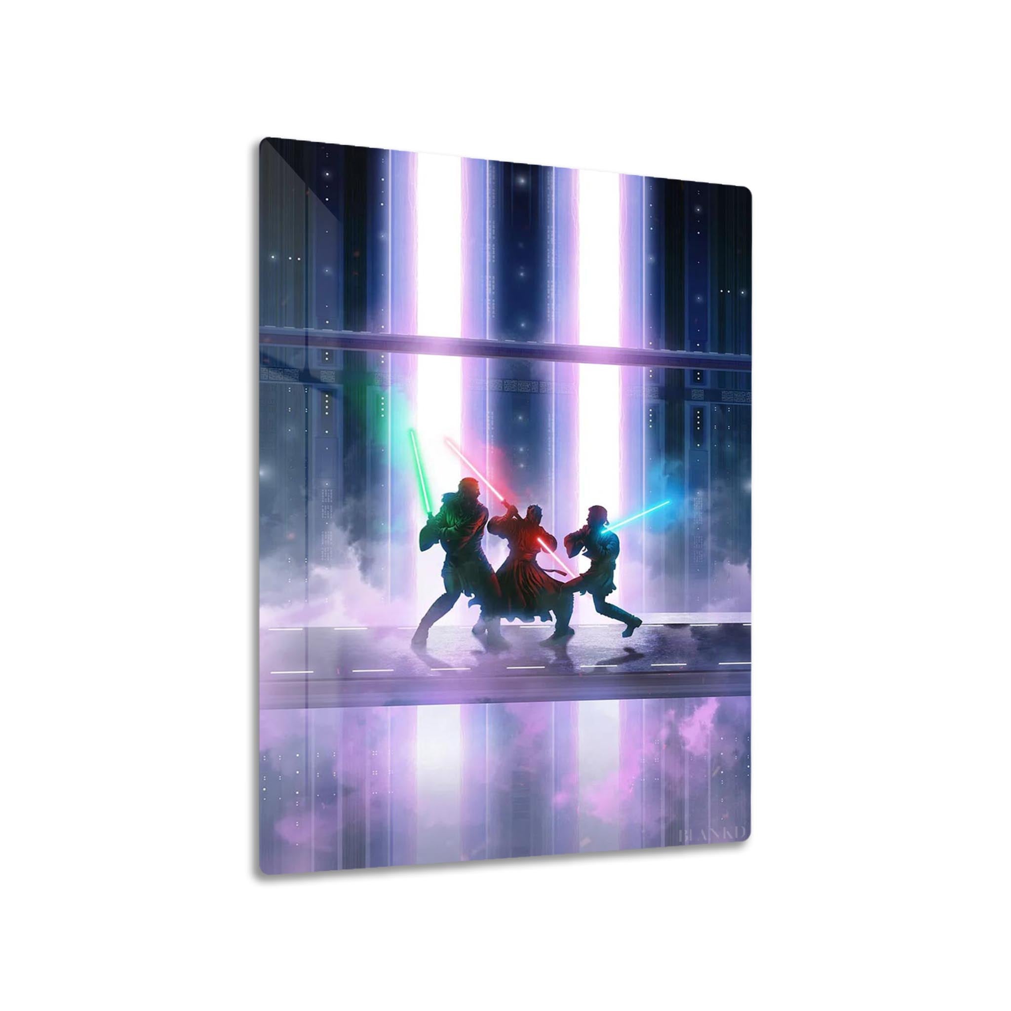 Duel of Fates metal poster