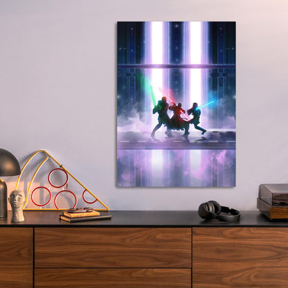 Duel of Fates metal poster