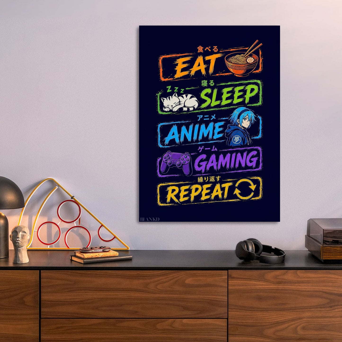 Eat Sleep Anime Gaming Repeat