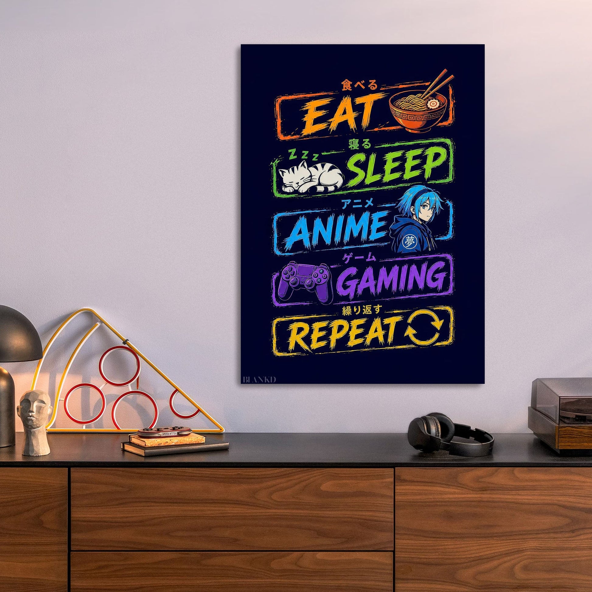 Eat Sleep Anime Gaming Repeat