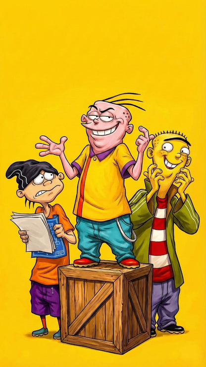 Ed, Edd n Eddy metal poster artwork