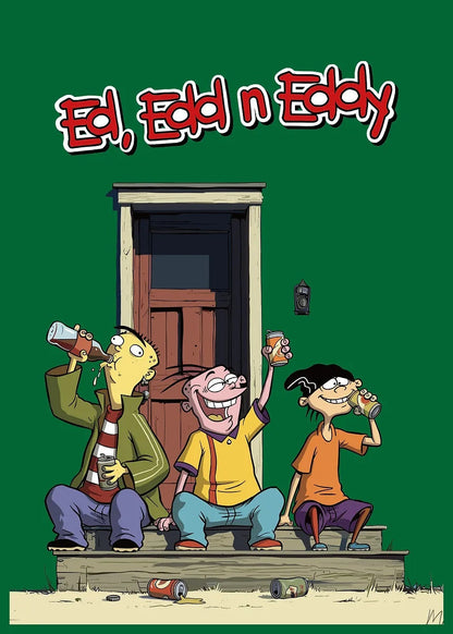 Ed Edd n Eddy metal wall art