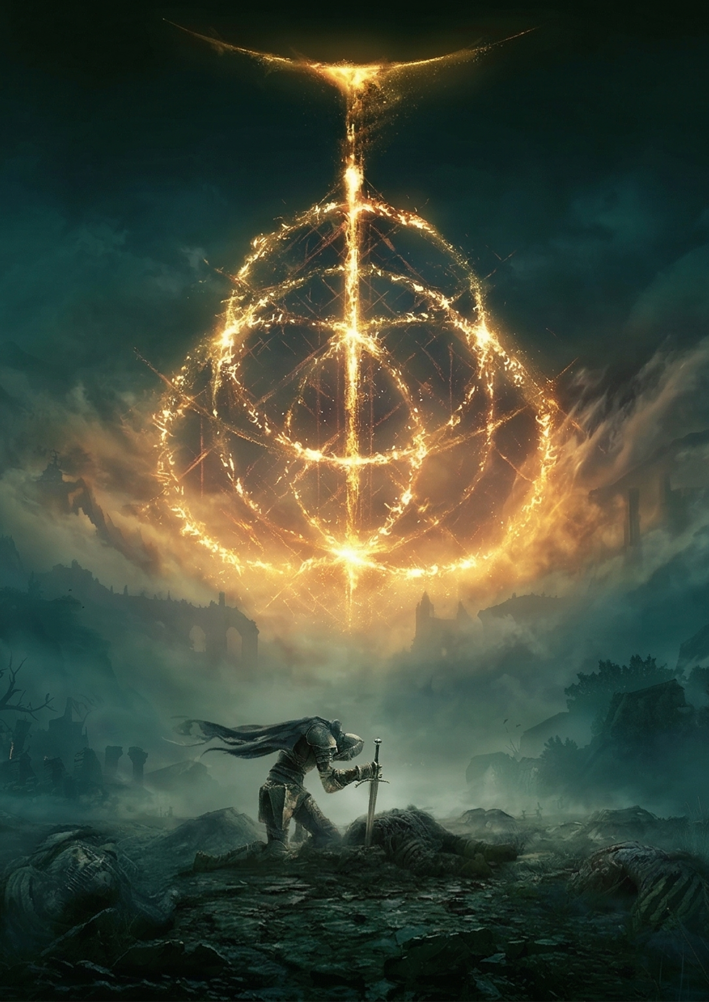 Elden Ring metal poster artwork
