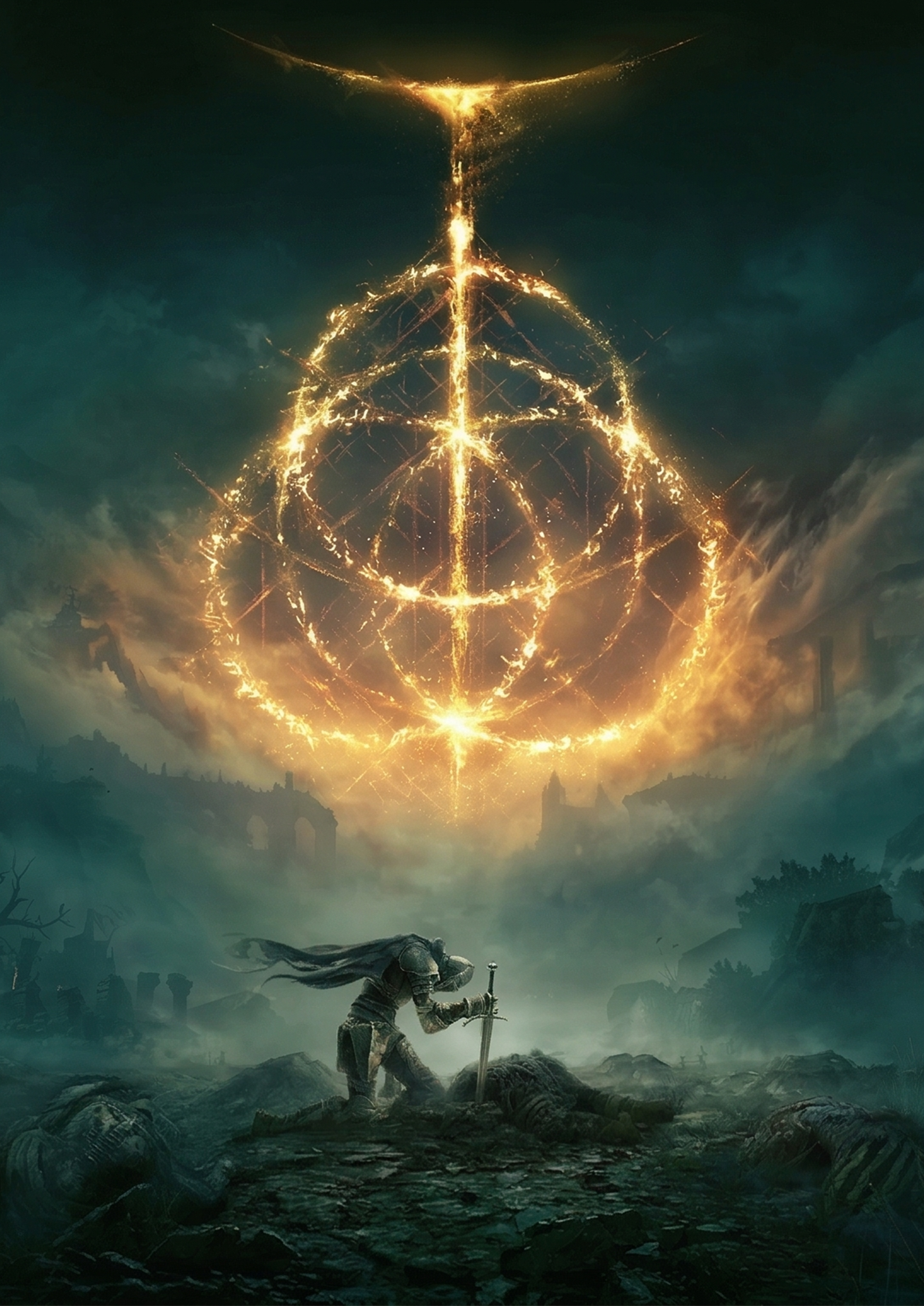 Elden Ring metal poster artwork