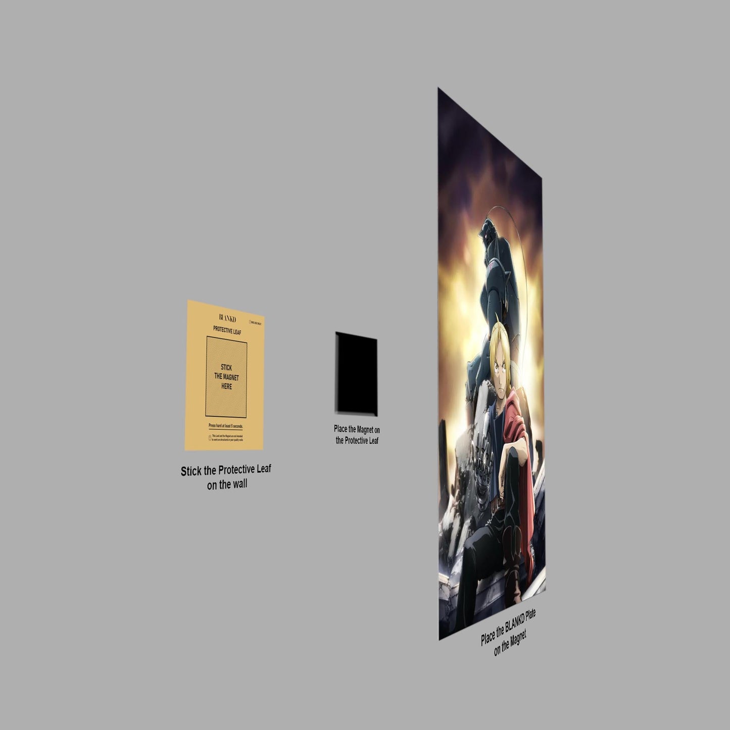 Elric Brothers metal poster