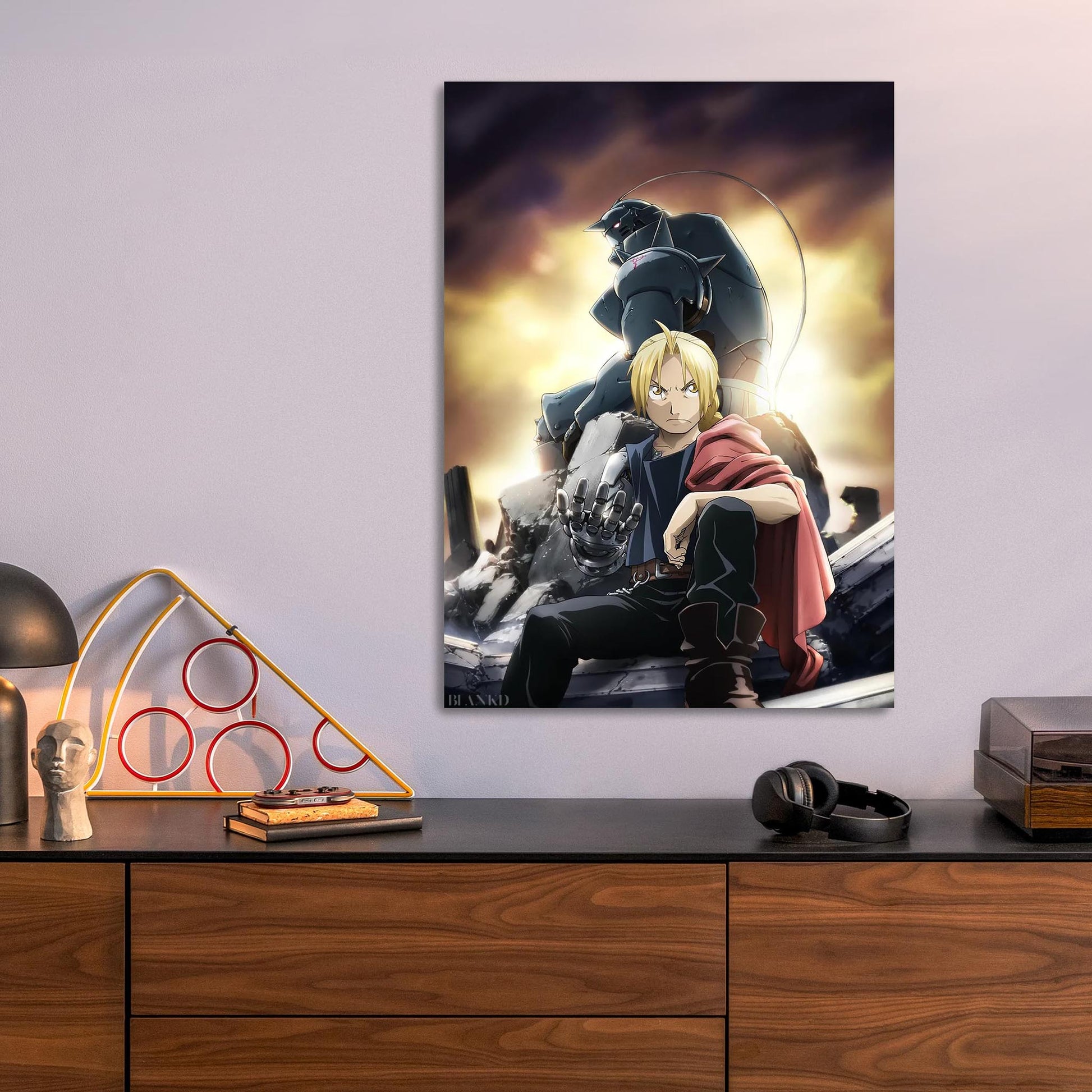 Elric Brothers metal poster