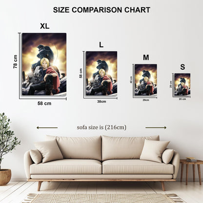 Elric Brothers metal poster