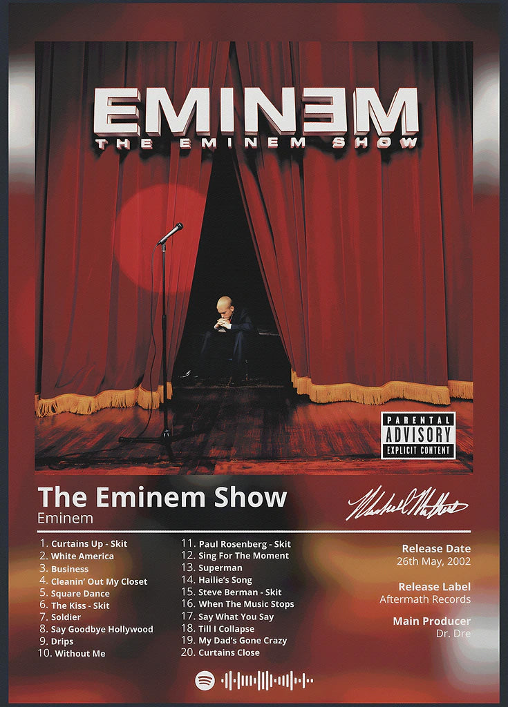 Eminem metal poster artwork