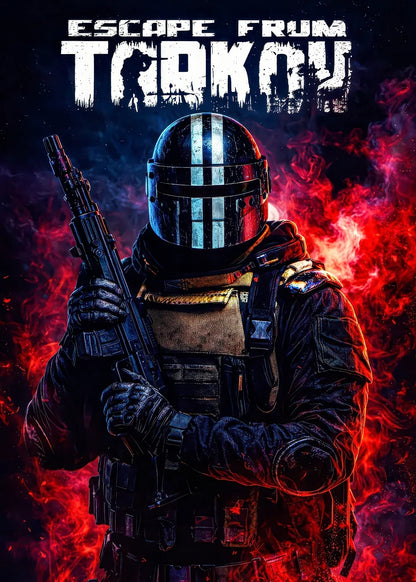 Escape From Tarkov metal poster artwork