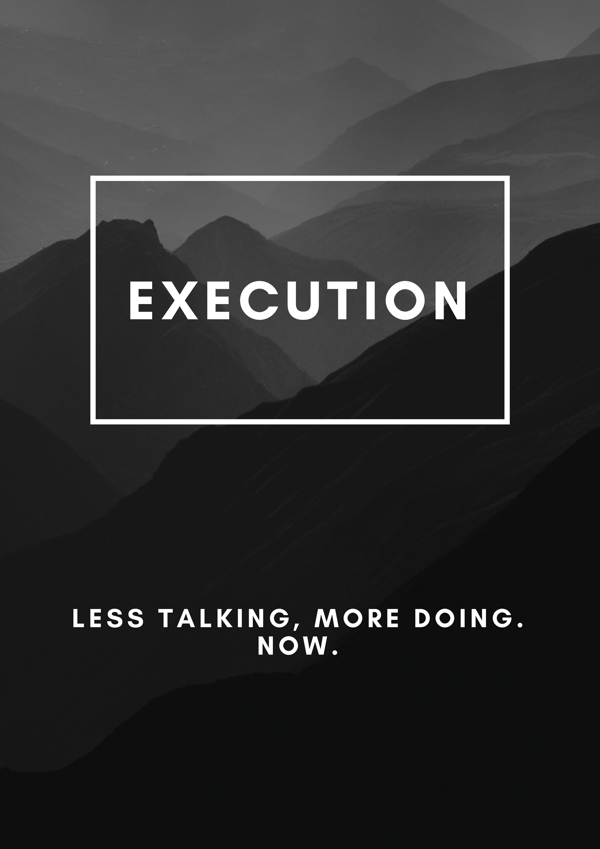 Execution metal poster artwork