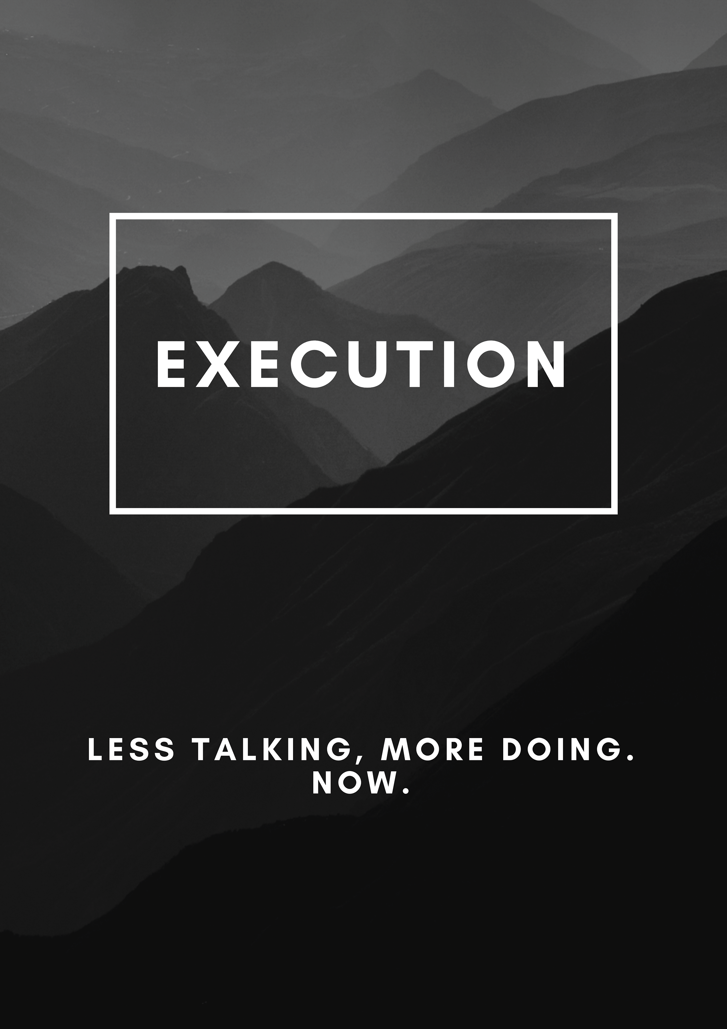 Execution metal poster artwork