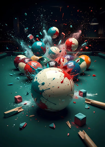 Exploding Break metal poster artwork