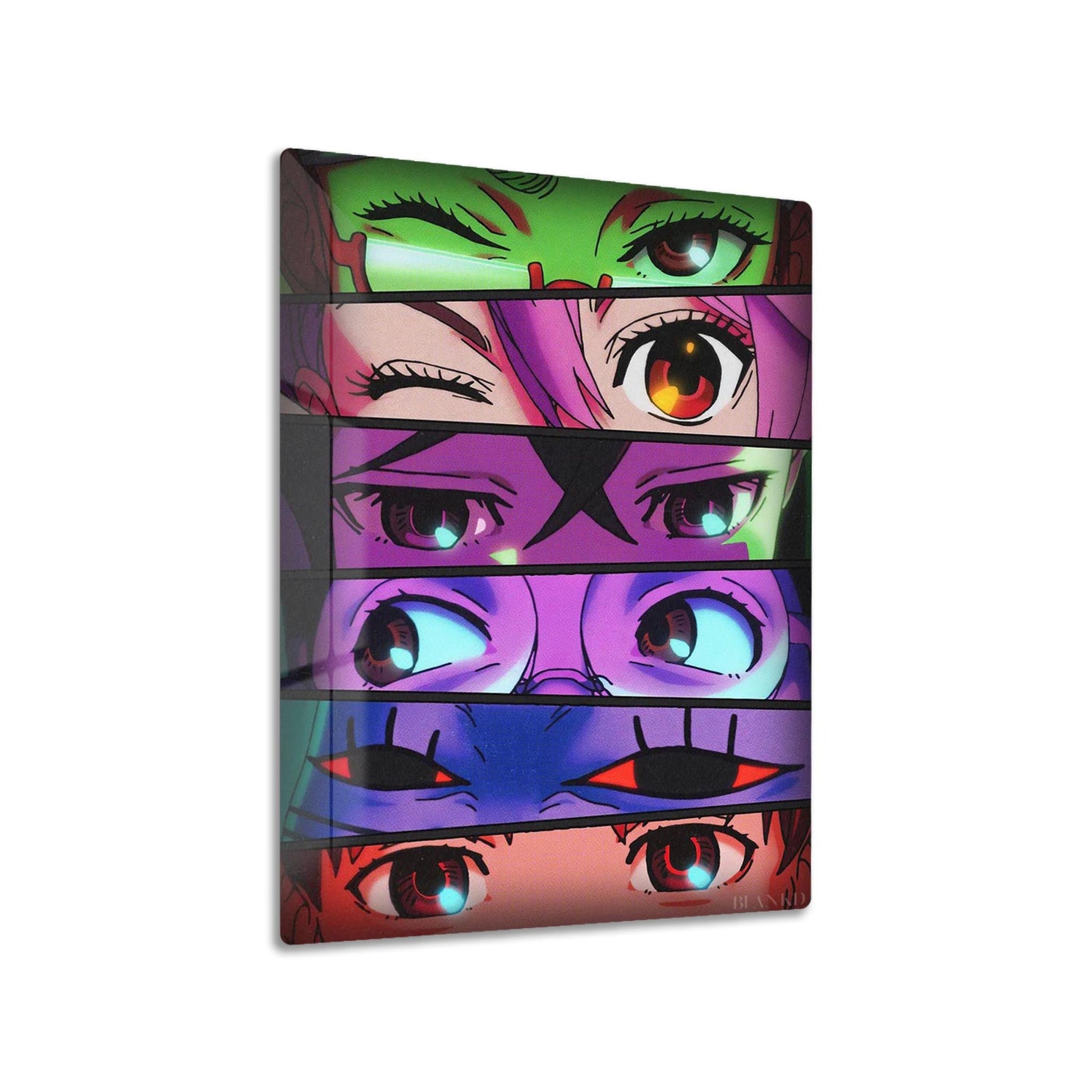 Eye Contact metal poster