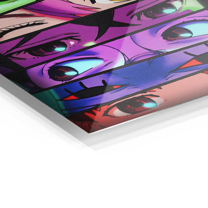 Eye Contact metal poster