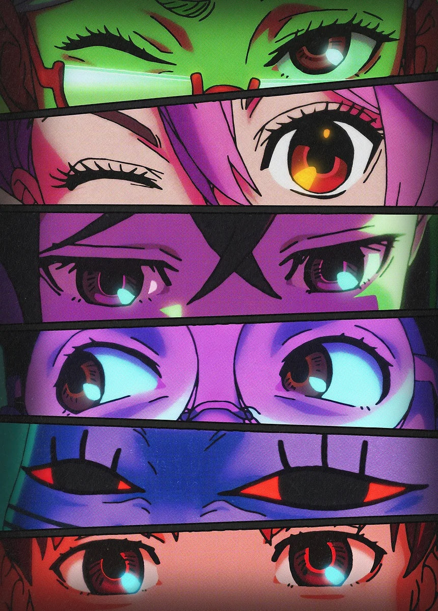 Eye Contact metal poster artwork
