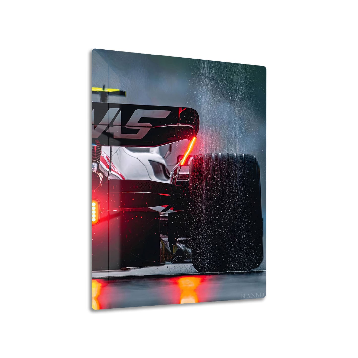 F1 Car in Rain