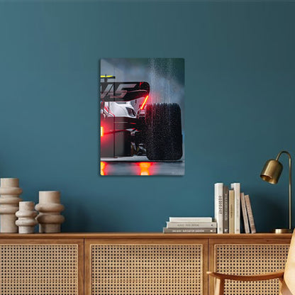 F1 Car in Rain