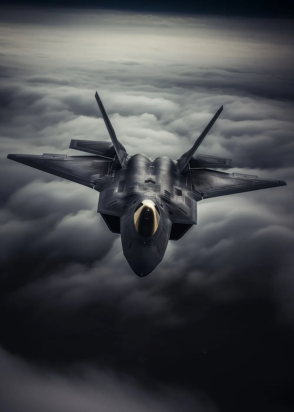F-22 Raptor metal poster artwork