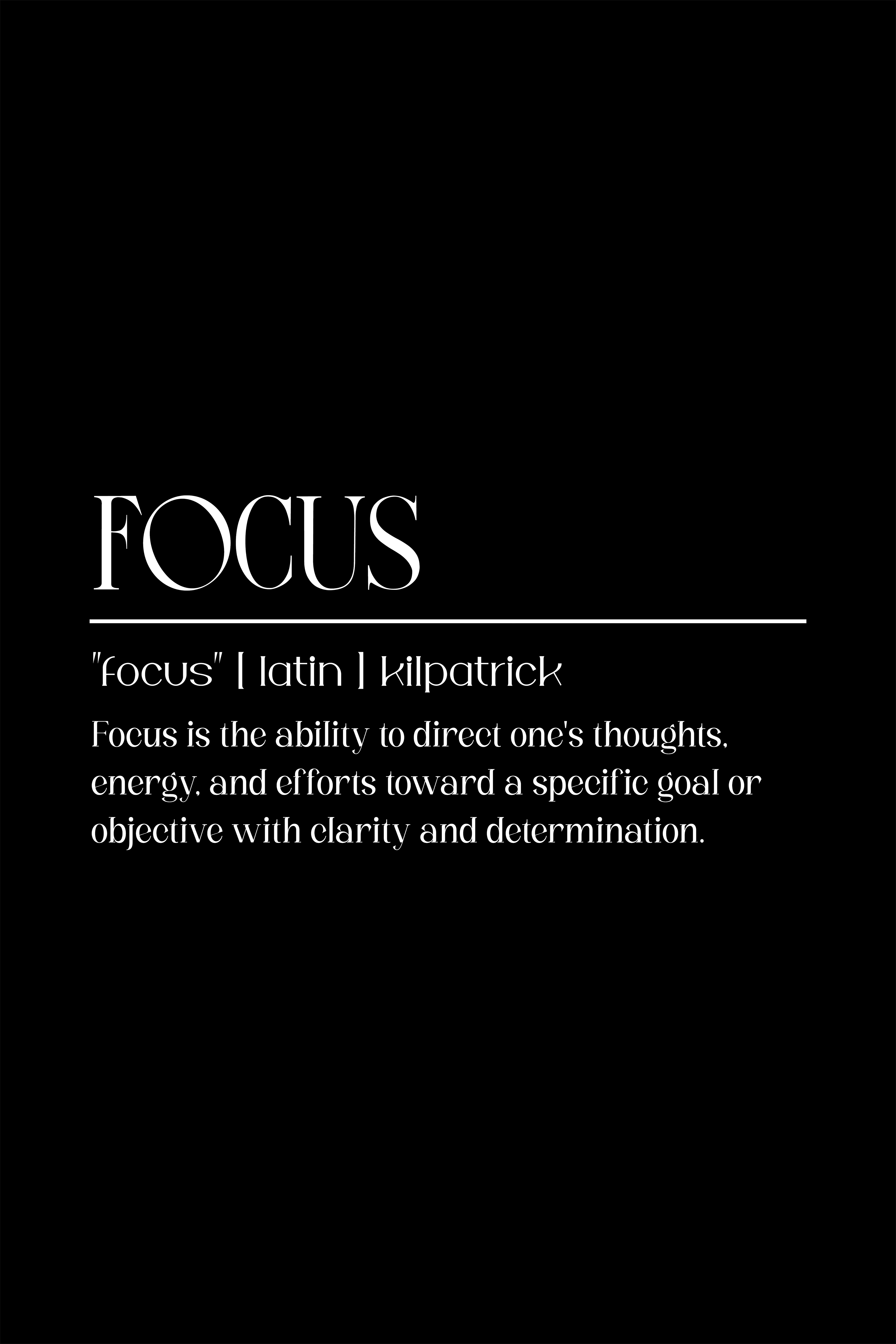 Focus 2 metal poster artwork