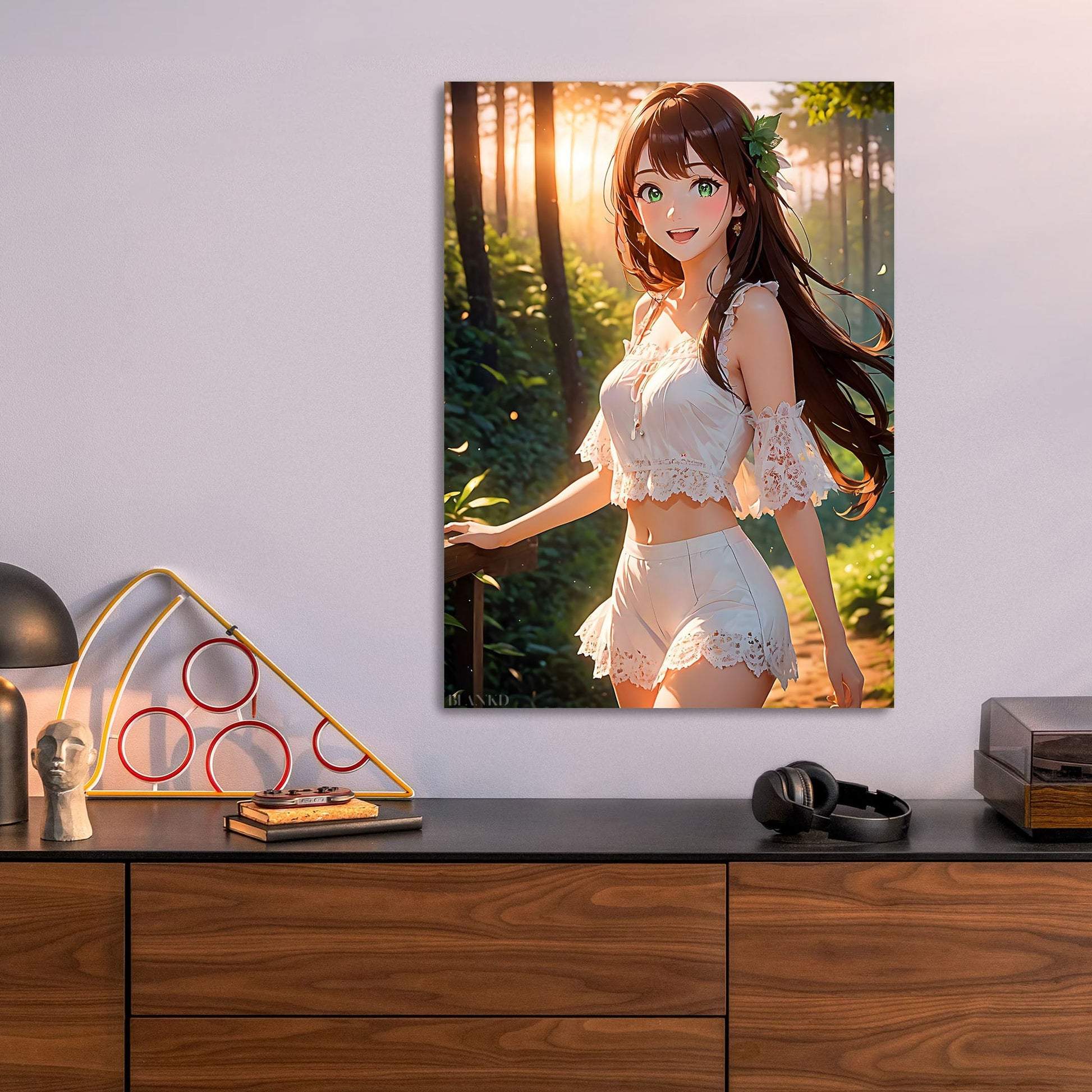Forest Girl Happy