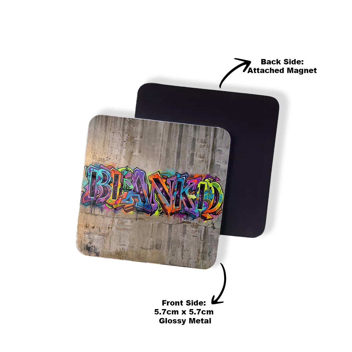 BLANKD LE GRAFFITI MINI MAGNET