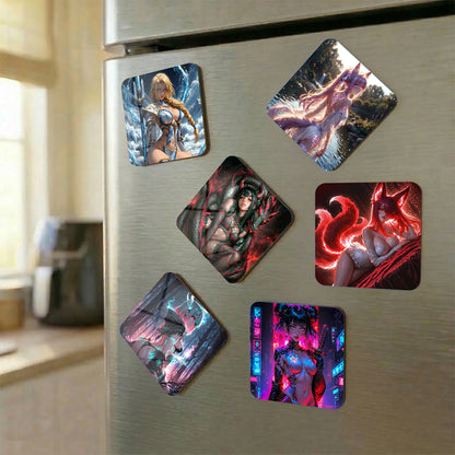 MINI METAL MAGNET ANIME GIRL PACK