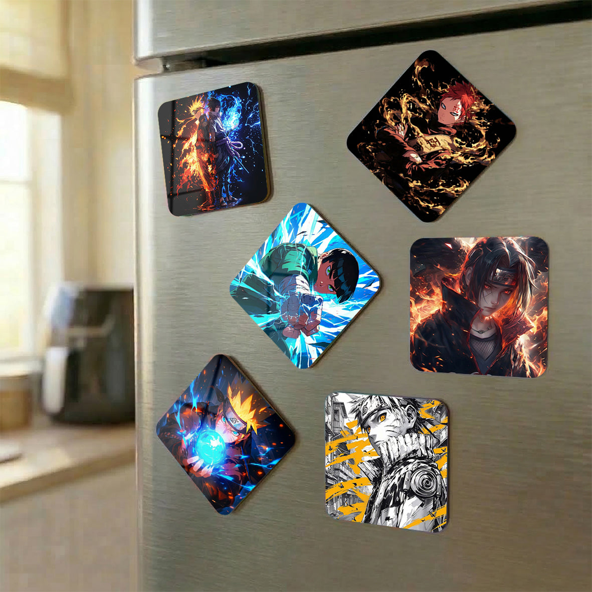 MINI METAL MAGNET NARUTO PACK