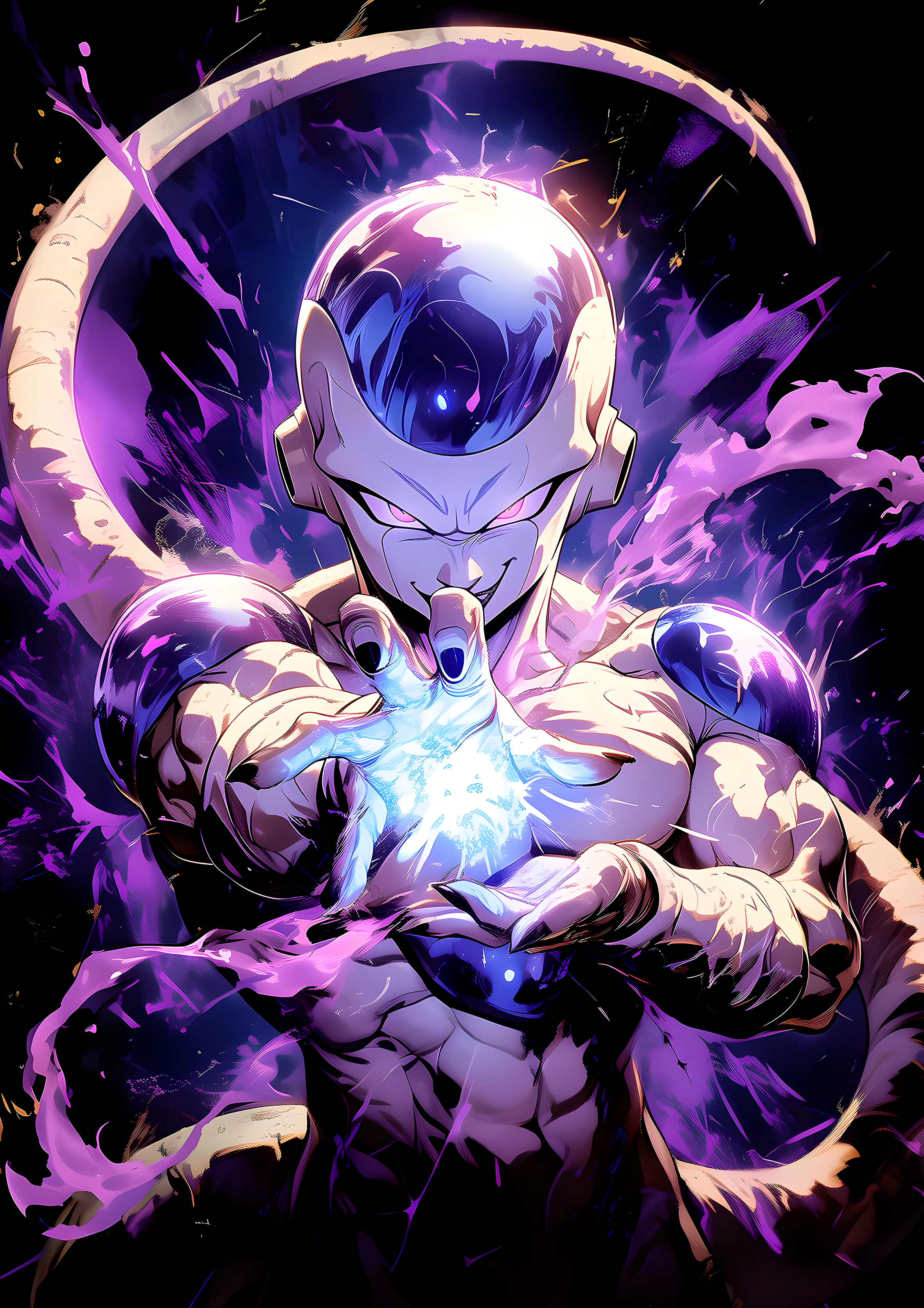 Frieza Dragon Ball metal wall art