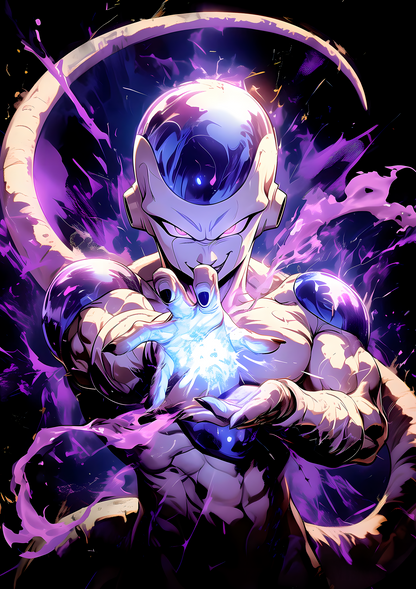 Frieza Dragon Ball metal wall art