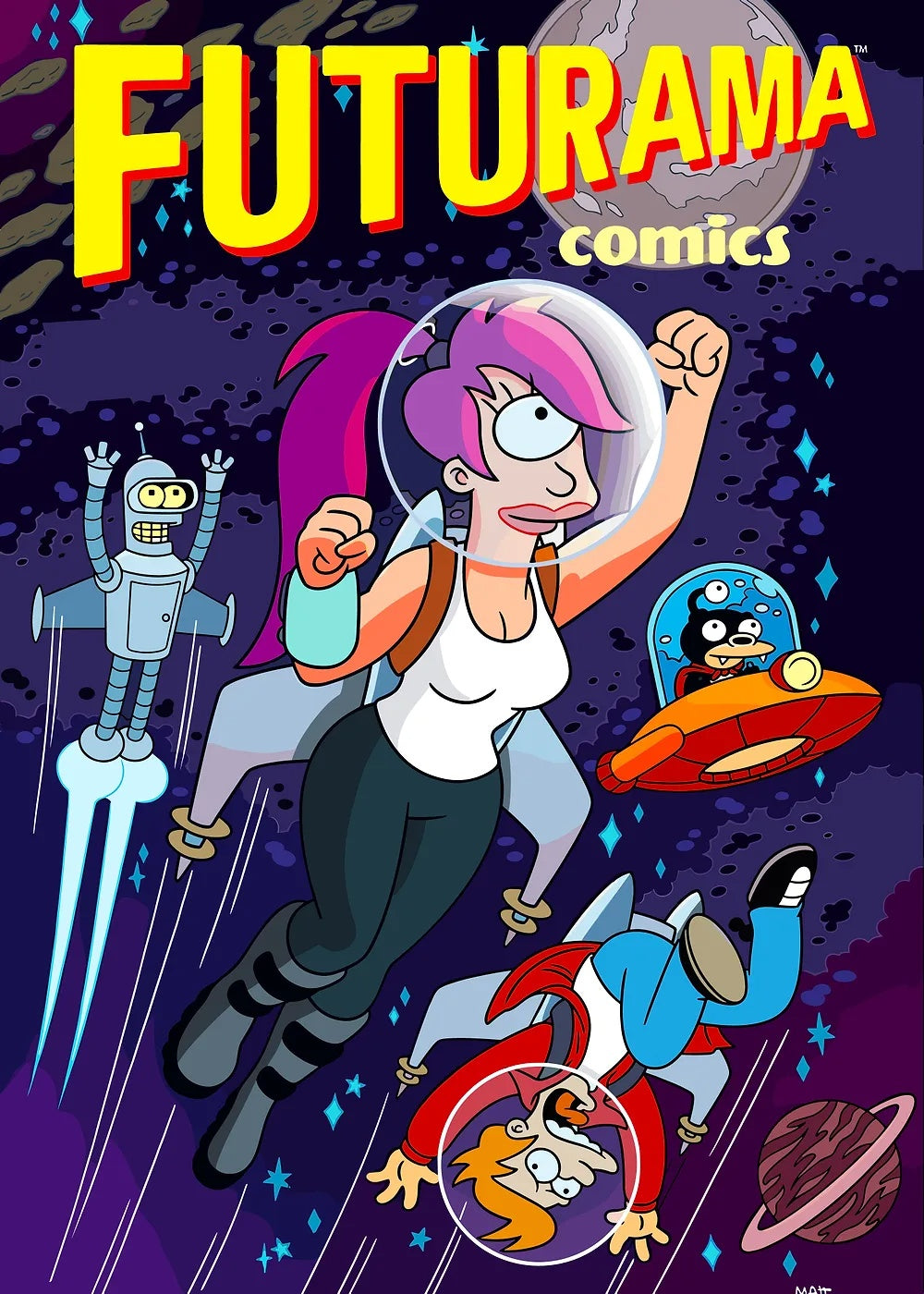 Futurama metal poster artwork