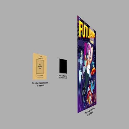 Futurama poster close-up detail