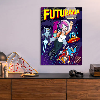 Futurama metal poster size comparison