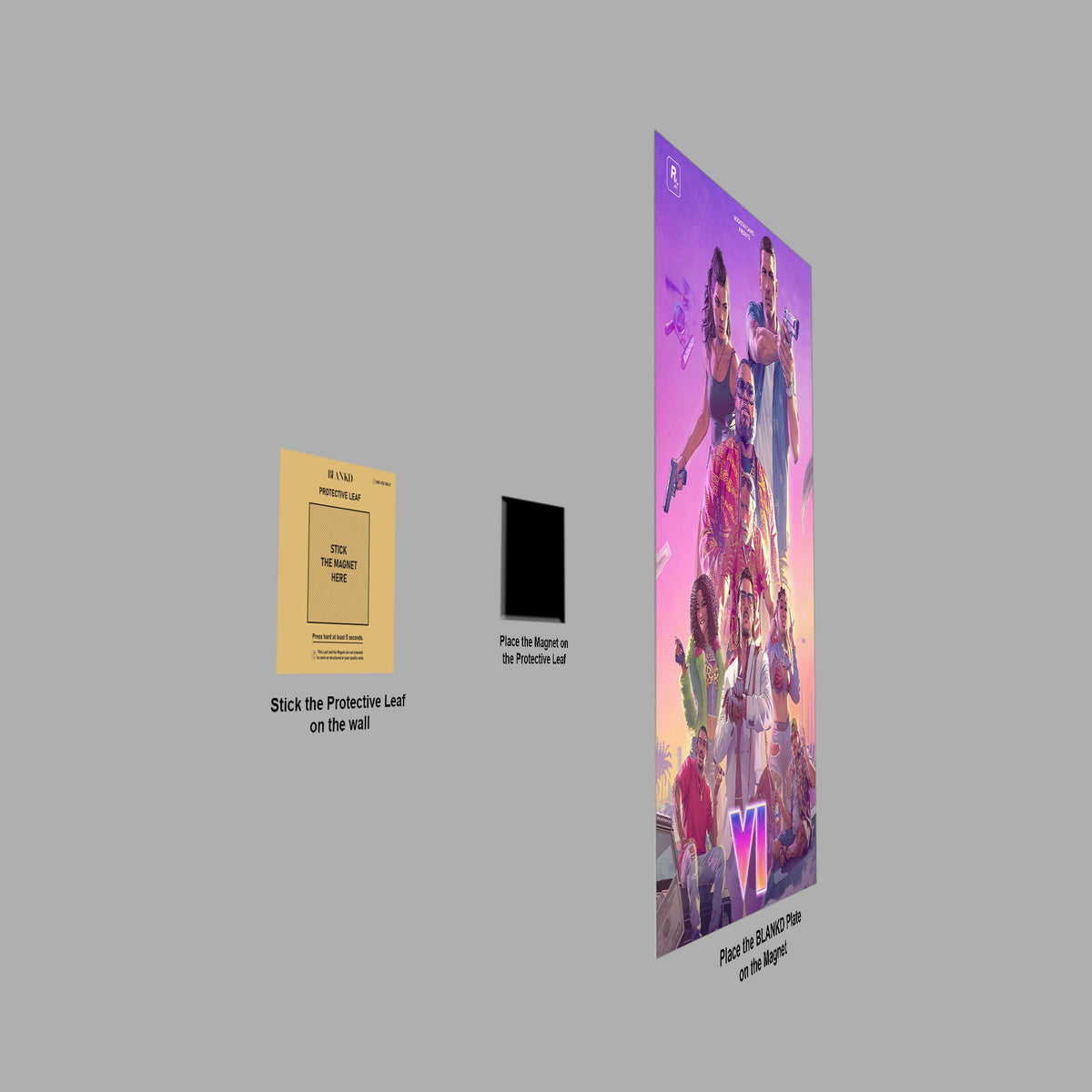 GTA 6 Cast poster close-up detail