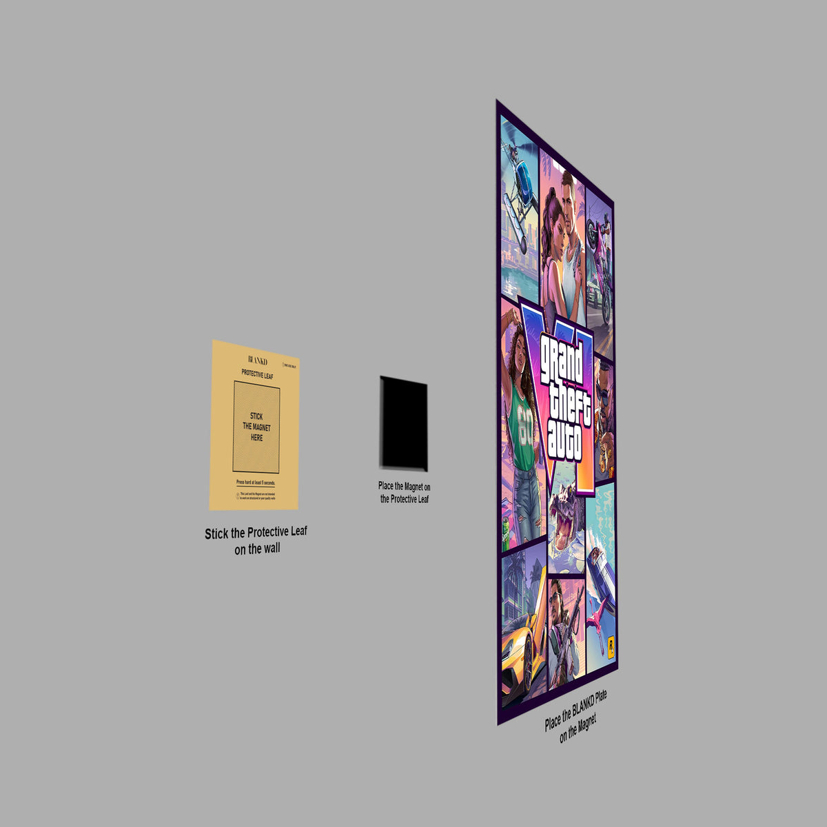 GTA 6 Cover poster close-up detail