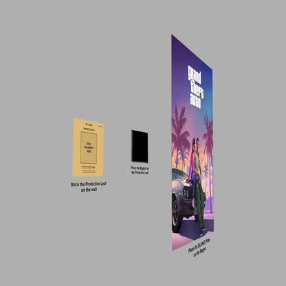 GTA 6 Palms poster close-up detail