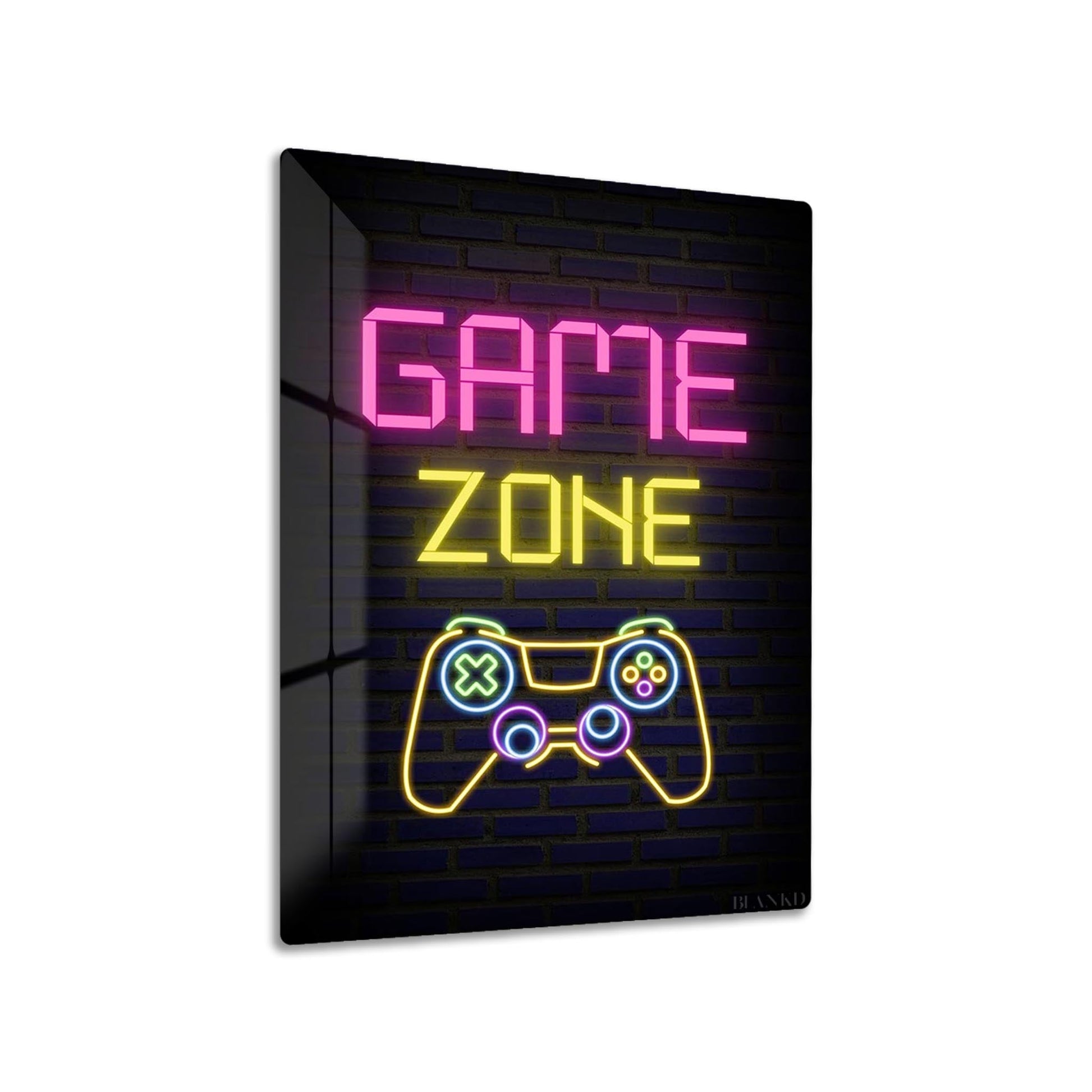 Game Zone metal poster