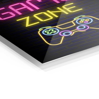 Game Zone metal poster