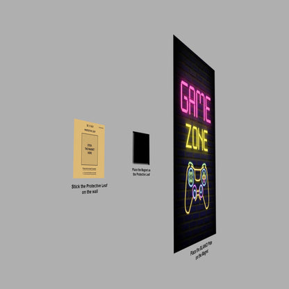 Game Zone metal poster