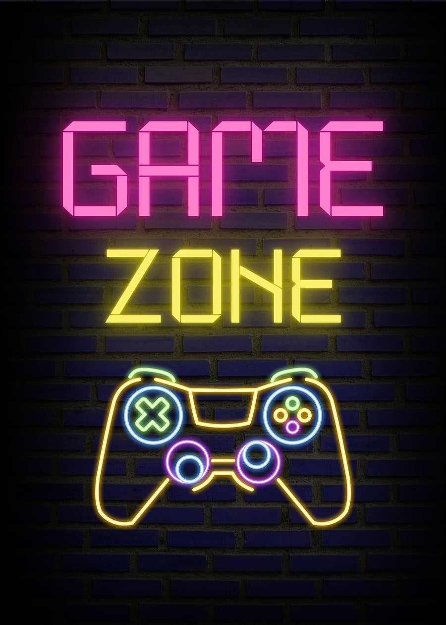 Game Zone metal poster artwork