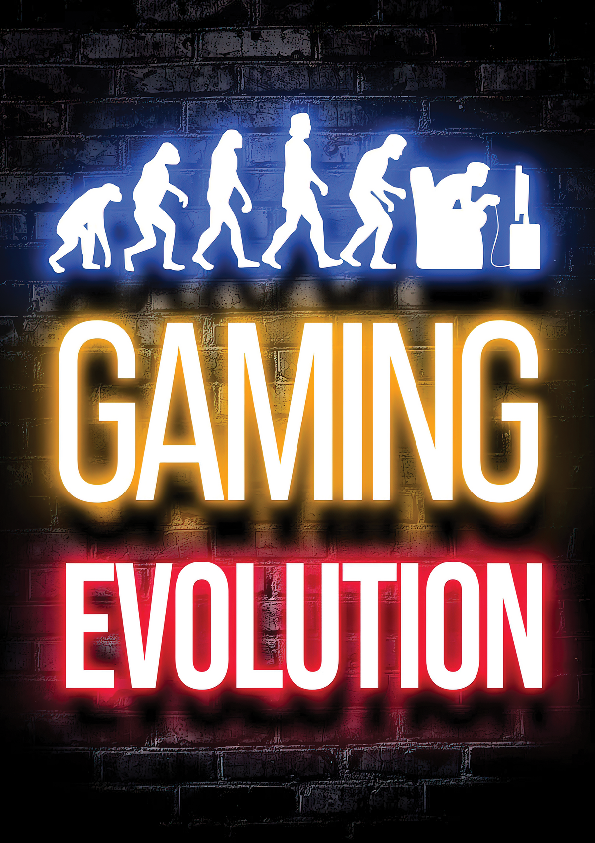 Gaming Evolution metal poster artwork