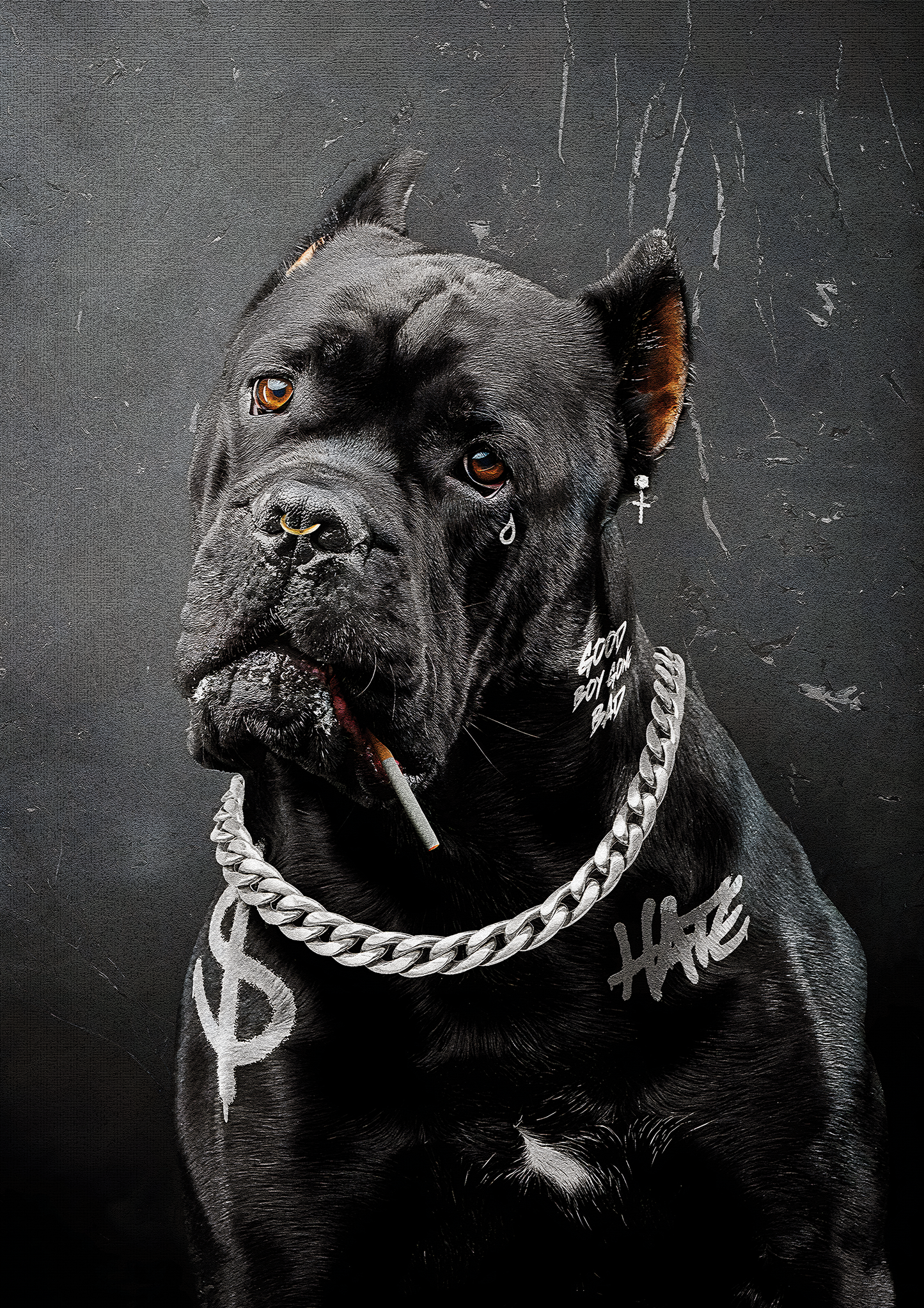 Gangster Dog metal poster artwork