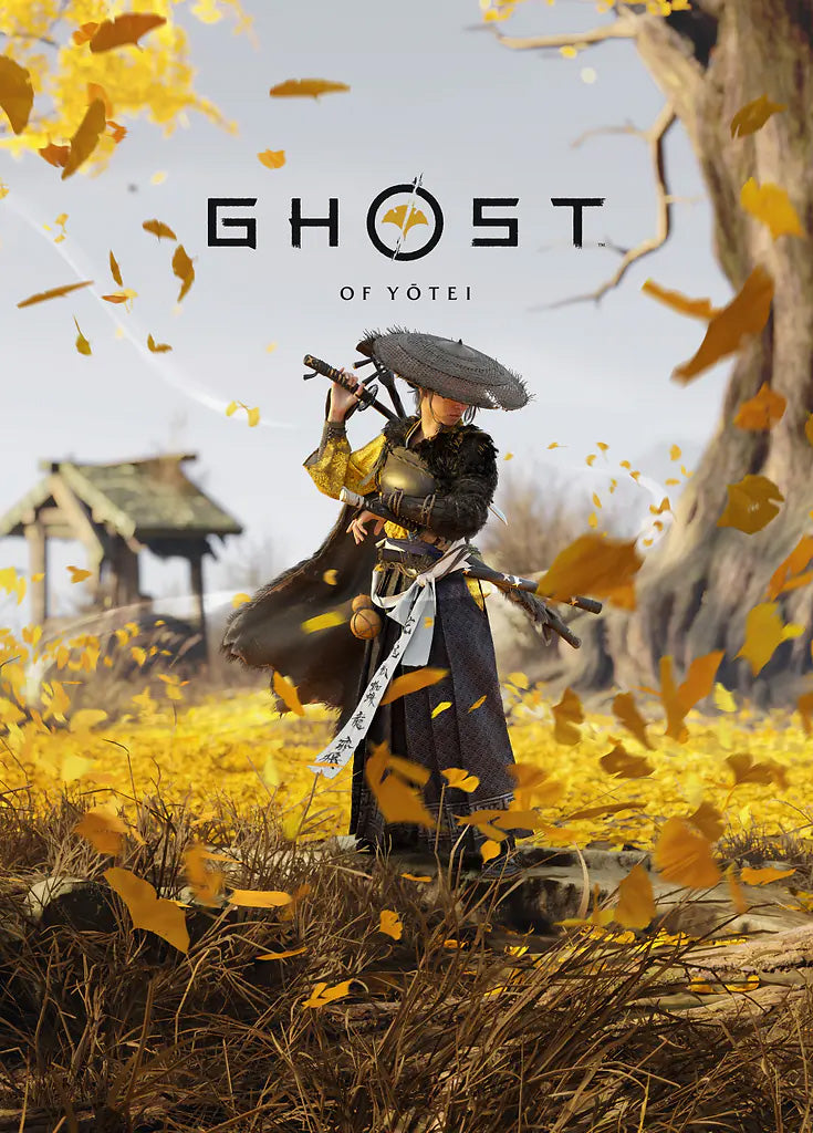 Ghost of Yotei metal poster artwork