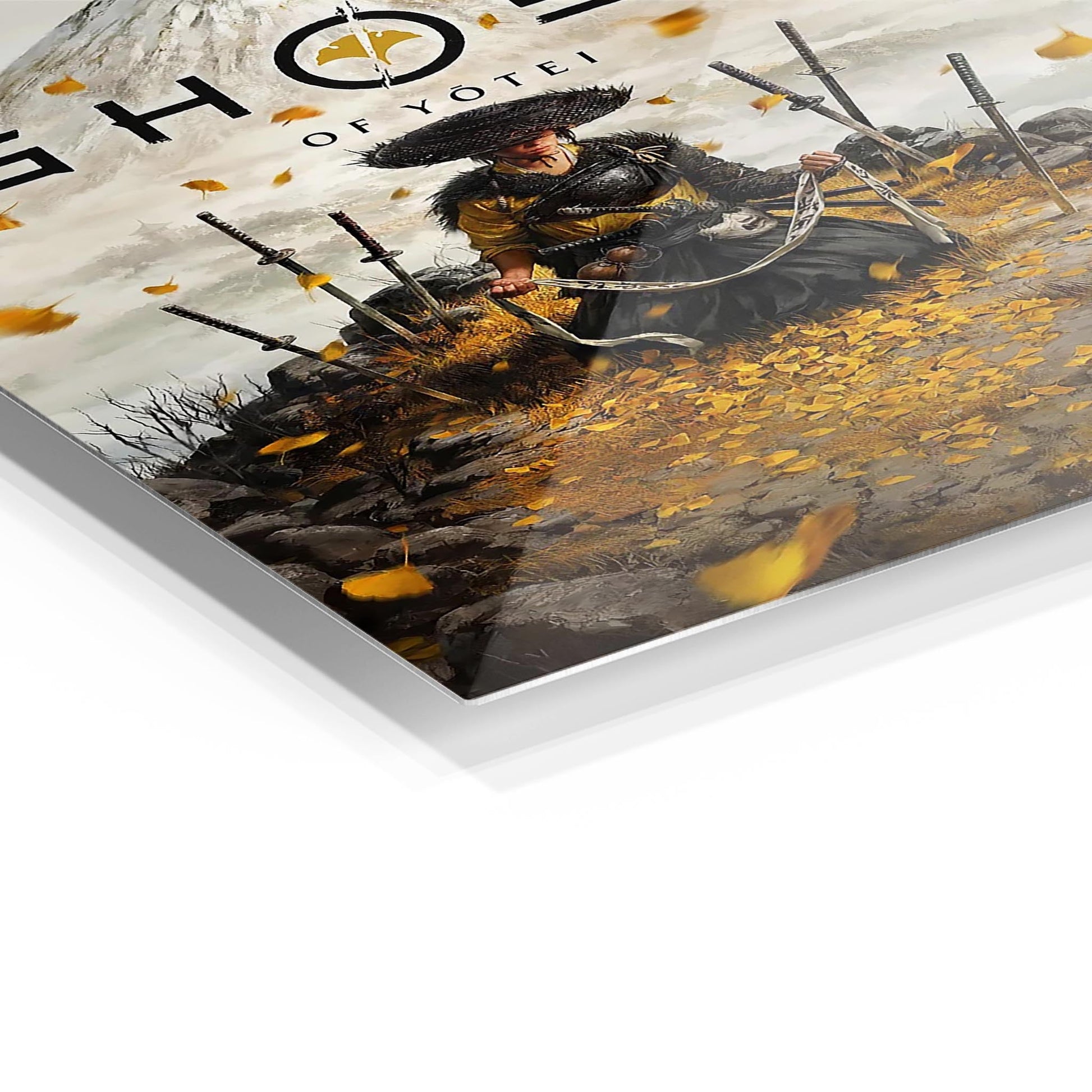 Ghost of Yotei metal poster