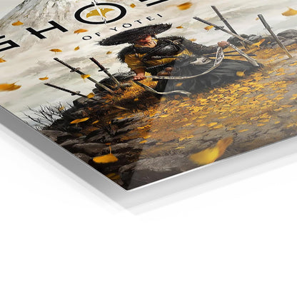 Ghost of Yotei metal poster