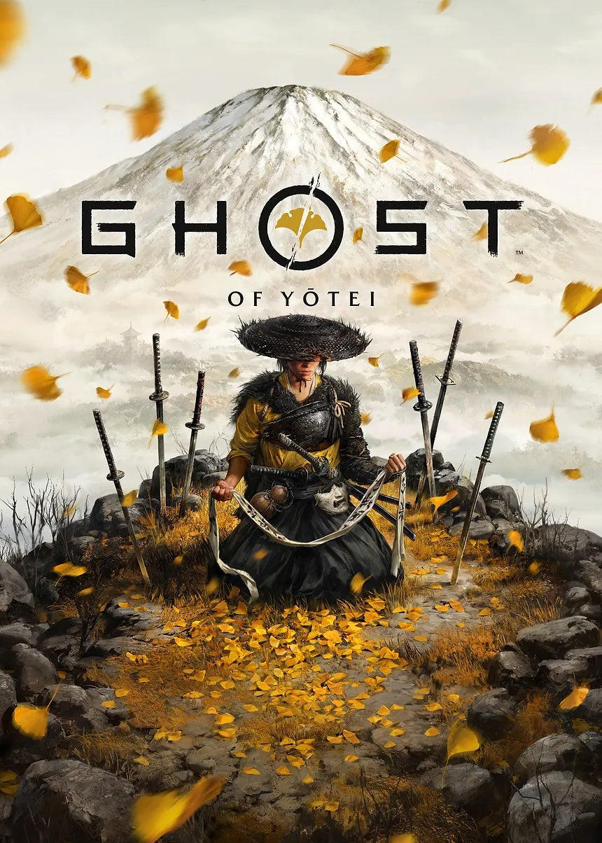 Ghost of Yōtei Autumn Vigilance metal poster artwork