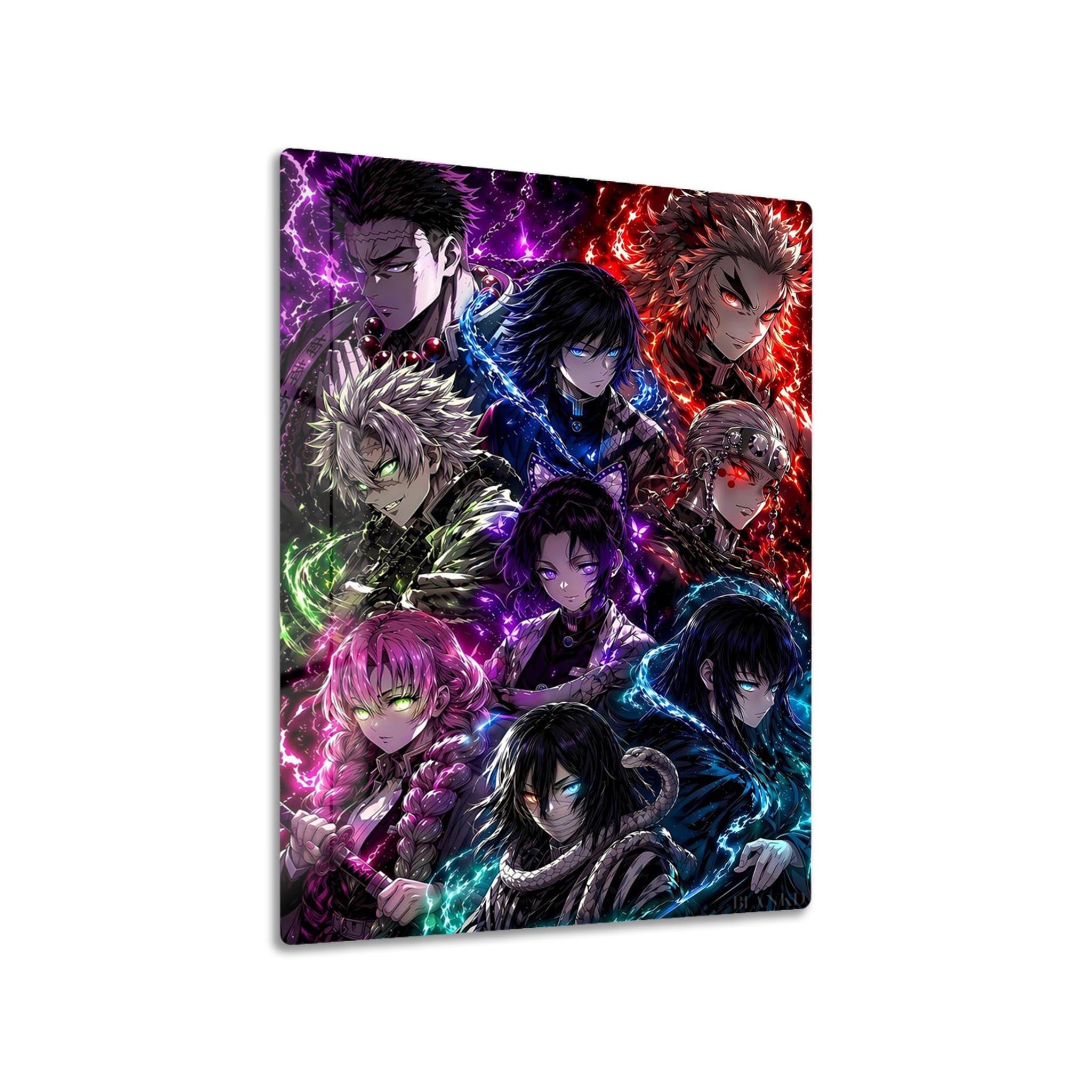 Giyu and Shinobu metal poster