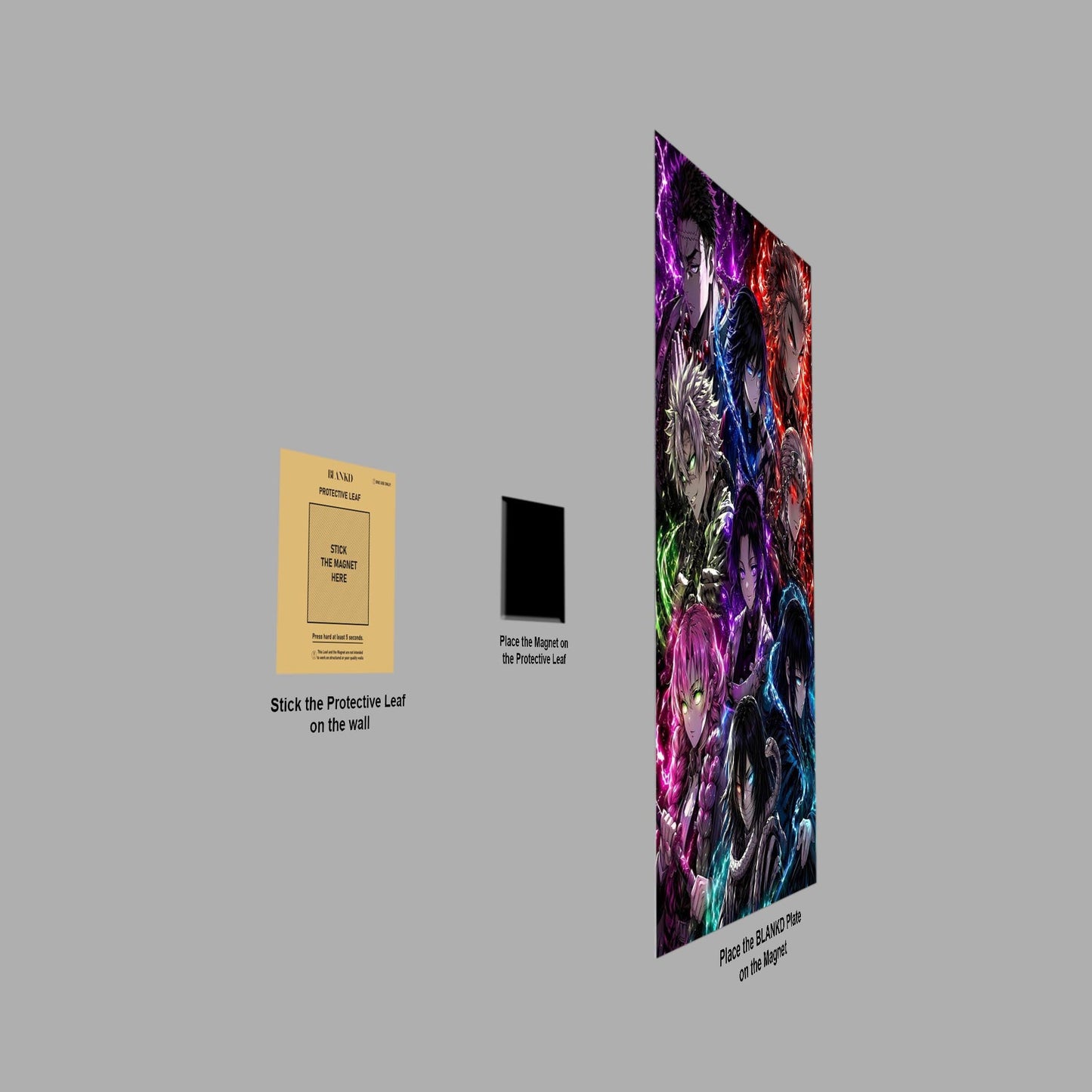 Giyu and Shinobu metal poster